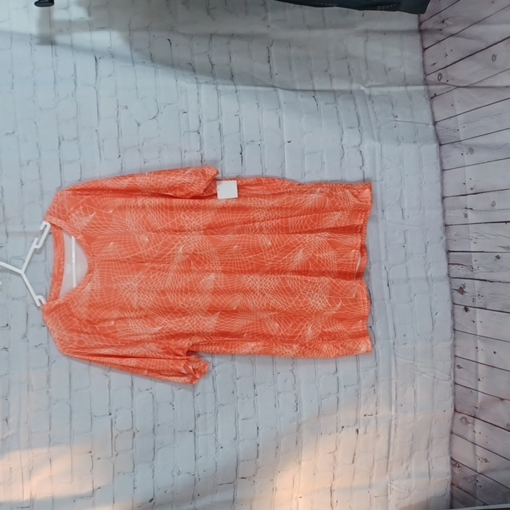 ZONE Pro Mens ‎ Orange White Light Athletic Shirt 2XL New